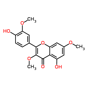 33708-72-4  5-hydroxy-2-(4-hydroxy-3-methoxyphenyl)-3,7-dimethoxy-4H-chromen-4-one