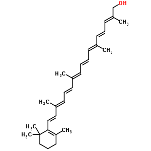 43126-13-2  (2E,4E,6E,8E,10E,12E,14E,16E)-2,6,11,15-tetrametil-17-(2,6,6-trimetilcicloesa-1-en-1-il)eptadeca-2,4,6,8,10,12,14,16-ottano-1-olo