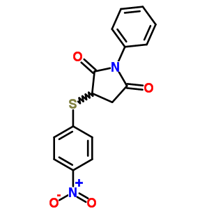 4595-84-0  3-[(4-nitrophenyl)sulfanyl]-1-phenylpyrrolidine-2,5-dione