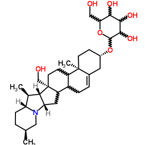 468-46-2  (3beta,8xi,9xi,14xi)-18-hydroxysolanid-5-en-3-yl hexopyranoside