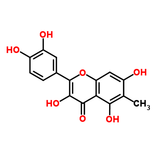 491-49-6  2-(3,4-dihydroxyphenyl)-3,5,7-trihydroxy-6-methyl-4H-chromen-4-one