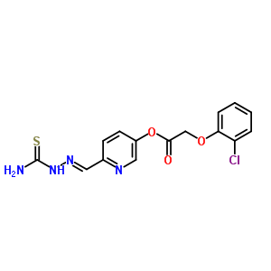 51984-29-3  6-(carbamothioylcarbonohydrazonoyl)pyridin-3-yl (2-chlorophenoxy)acetate