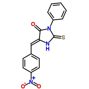 53514-58-2  (5Z)-5-[(4-nitrophenyl)methylidene]-3-phenyl-2-thioxoimidazolidin-4-one