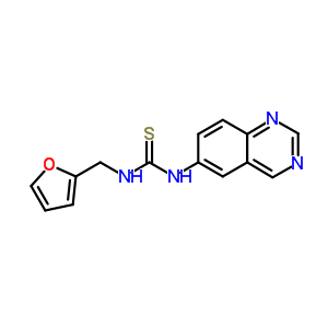 5354-15-4  1-(furan-2-ylmethyl)-3-quinazolin-6-ylthiourea