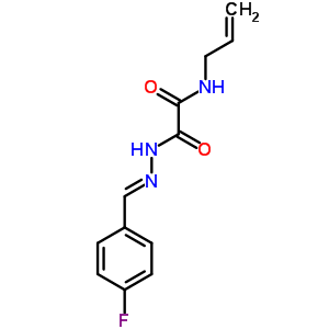 5379-26-0  2-{(2E)-2-[(4-fluorophenyl)methylidene]hydrazino}-2-oxo-N-prop-2-en-1-ylacetamide