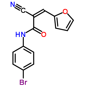 5397-88-6  (2Z)-N-(4-bromophenyl)-2-cyano-3-furan-2-ylprop-2-enamide