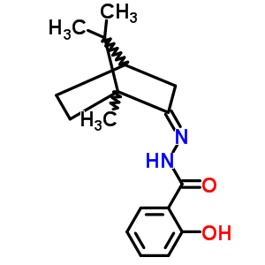 5404-82-0  2-hydroxy-N'-[(2Z)-1,7,7-trimethylbicyclo[2.2.1]hept-2-ylidene]benzohydrazide