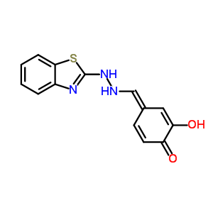 5491-96-3  (4E)-4-{[2-(1,3-benzothiazol-2-yl)hydrazino]methylidene}-2-hydroxycyclohexa-2,5-dien-1-one