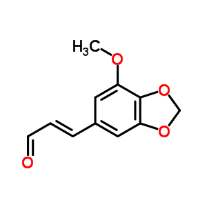 54976-67-9  (2E)-3-(7-methoxy-1,3-benzodioxol-5-yl)prop-2-enal