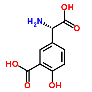 55136-48-6  5-[(S)-amino(carboxy)methyl]-2-hydroxybenzoic acid