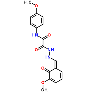 5530-49-4  2-{2-[(Z)-(5-methoxy-6-oxocyclohexa-2,4-dien-1-ylidene)methyl]hydrazino}-N-(4-methoxyphenyl)-2-oxoacetamide