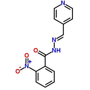 5568-39-8  2-nitro-N'-[(1E)-pyridin-4-ylmethylidene]benzohydrazide