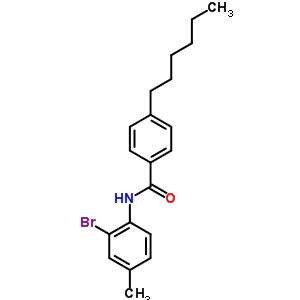 5606-70-2  N-(2-bromo-4-methylphenyl)-4-hexylbenzamide