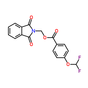 5662-73-7  (1,3-dioxo-1,3-dihydro-2H-isoindol-2-yl)methyl 4-(difluoromethoxy)benzoate