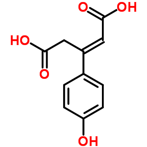 57100-28-4  (2E)-3-(4-hydroxyphenyl)pent-2-enedioic acid