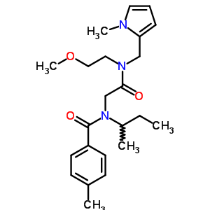 5904-90-5  N-(2-{(2-methoxyethyl)[(1-methyl-1H-pyrrol-2-yl)methyl]amino}-2-oxoethyl)-4-methyl-N-(1-methylpropyl)benzamide