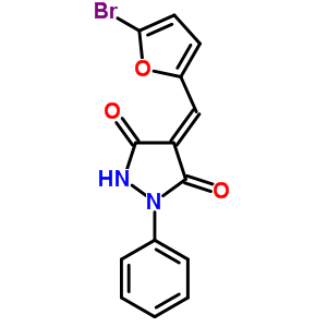 5988-78-3  (4E)-4-[(5-bromofuran-2-yl)methylidene]-1-phenylpyrazolidine-3,5-dione