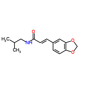 60045-88-7;495-86-3;74957-47-4  (2E)-3-(1,3-benzodioxol-5-yl)-N-(2-methylpropyl)prop-2-enamide