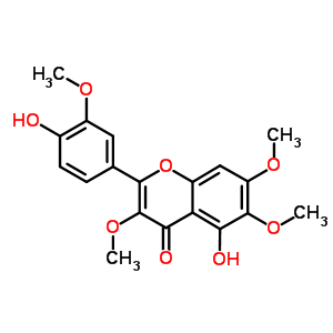 603-56-5;69234-29-3  5-hydroxy-2-(4-hydroxy-3-methoxyphenyl)-3,6,7-trimethoxy-4H-chromen-4-one