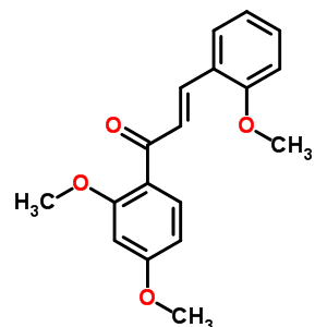 62536-70-3  (2E)-1-(2,4-dimethoxyphenyl)-3-(2-methoxyphenyl)prop-2-en-1-one