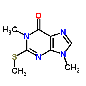 10154-09-3  1,9-dimethyl-2-(methylsulfanyl)-1,9-dihydro-6H-purin-6-one