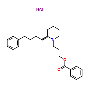 102207-13-6  3-[2-(4-phenylbutyl)piperidin-1-yl]propyl benzoate hydrochloride