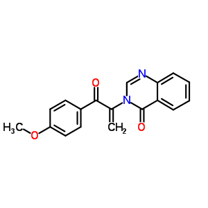 108664-35-3  3-{1-[(4-methoxyphenyl)carbonyl]ethenyl}quinazolin-4(3H)-one