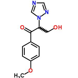 108664-52-4  3-hydroxy-1-(4-methoxyphenyl)-2-(1H-1,2,4-triazol-1-yl)propan-1-one 108664-52-4  3-hydroxy-1-(4-methoxyphenyl)-2-(1H-1,2,4-triazol-1-yl)propan-1-one