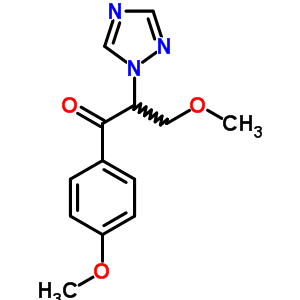108664-53-5  3-methoxy-1-(4-methoxyphenyl)-2-(1H-1,2,4-triazol-1-yl)propan-1-one 108664-53-5  3-methoxy-1-(4-methoxyphenyl)-2-(1H-1,2,4-triazol-1-yl)propan-1-one