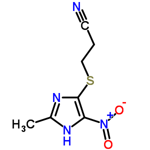 110592-13-7  3-[(2-methyl-5-nitro-1H-imidazol-4-yl)sulfanyl]propanenitrile