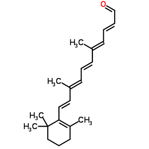 6985-27-9  (2E,4E,6E,8E,10E)-5,9-dimethyl-11-(2,6,6-trimethylcyclohex-1-en-1-yl)undeca-2,4,6,8,10-pentaenal