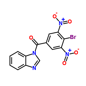 7006-89-5  1-[(4-bromo-3,5-dinitrophenyl)carbonyl]-1H-benzimidazole