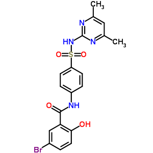 7006-95-3  5-bromo-N-{4-[(4,6-dimethylpyrimidin-2-yl)sulfamoyl]phenyl}-2-hydroxybenzamide