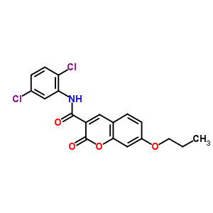 7047-66-7  N-(2,5-dichlorophenyl)-2-oxo-7-propoxy-2H-chromene-3-carboxamide