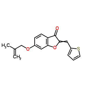 7048-17-1  6-[(2-methylprop-2-en-1-yl)oxy]-2-(thiophen-2-ylmethylidene)-1-benzofuran-3(2H)-one