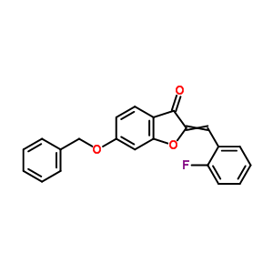 7048-22-8  6-(benzyloxy)-2-[(2-fluorophenyl)methylidene]-1-benzofuran-3(2H)-one