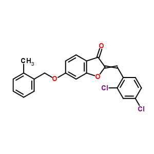 7048-24-0  2-[(2,4-dichlorophenyl)methylidene]-6-[(2-methylbenzyl)oxy]-1-benzofuran-3(2H)-one