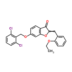 7048-34-2  6-[(2,6-dichlorobenzyl)oxy]-2-[(2-ethoxyphenyl)methylidene]-1-benzofuran-3(2H)-one