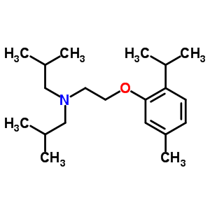 7061-68-9  2-methyl-N-{2-[5-methyl-2-(1-methylethyl)phenoxy]ethyl}-N-(2-methylpropyl)propan-1-amine