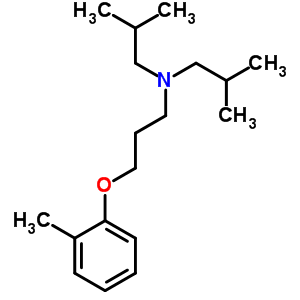 7061-76-9  2-methyl-N-[3-(2-methylphenoxy)propyl]-N-(2-methylpropyl)propan-1-amine