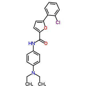 7061-97-4  5-(2-chlorophenyl)-N-[4-(diethylamino)phenyl]furan-2-carboxamide
