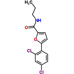7062-01-3  5-(2,4-dichlorophenyl)-N-propylfuran-2-carboxamide