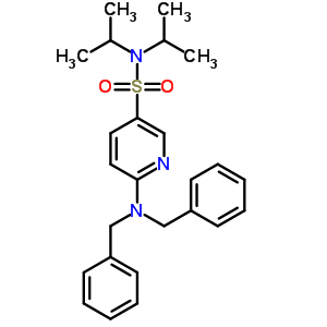 7065-77-2  6-(dibenzylamino)-N,N-bis(1-methylethyl)pyridine-3-sulfonamide