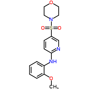 7065-95-4  N-(2-methoxyphenyl)-5-(morpholin-4-ylsulfonyl)pyridin-2-amine