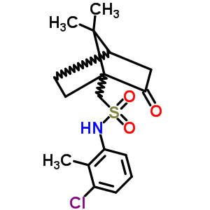 7066-40-2  N-(3-chloro-2-methylphenyl)-1-(7,7-dimethyl-2-oxobicyclo[2.2.1]hept-1-yl)methanesulfonamide