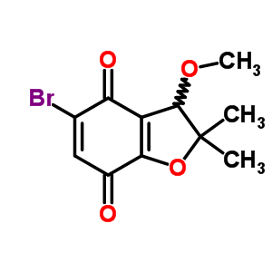 7233-18-3  5-bromo-3-methoxy-2,2-dimethyl-2,3-dihydro-1-benzofuran-4,7-dione
