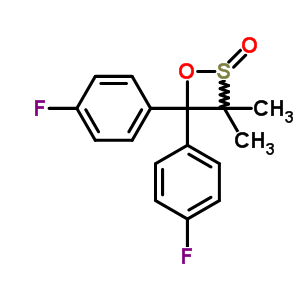 7233-50-3  4,4-bis(4-fluorophenyl)-3,3-dimethyl-1,2-oxathietane 2-oxide