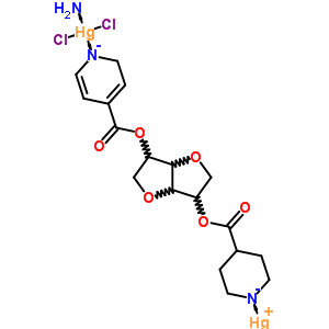 7234-85-7  mercurous; azanide; dichloromercury; [3-(piperidin-1-ide-4-carbonyloxy)-2,3,3a,5,6,6a-hexahydrofuro[4,5-b]furan-6-yl] 2H-pyridin-1-ide-4-carboxylate