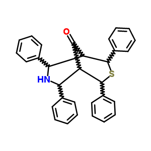 7236-49-9  2,4,6,8-tetraphenyl-3-thia-7-azabicyclo[3.3.1]nonan-9-one