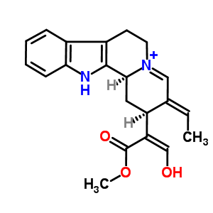 73385-56-5  methyl (16Z,19E)-16-(hydroxymethylidene)-4,21-didehydrocoryn-19-en-4-ium-17-oate